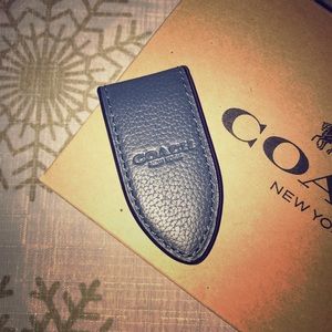 Coach magnetic money clip